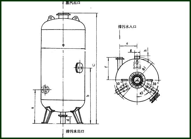 鍋爐排污擴容器